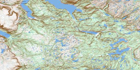 Lomond Topographic map 012H05 at 1:50,000 Scale