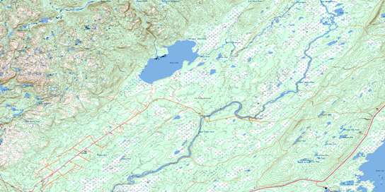 Cormack Topo Map 012H06 at 1:50,000 scale - National Topographic System of Canada (NTS) - Toporama map