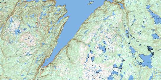 Hampden Topo Map 012H10 at 1:50,000 scale - National Topographic System of Canada (NTS) - Toporama map