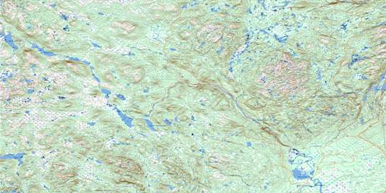 Silver Mountain Topo Map 012H11 at 1:50,000 scale - National Topographic System of Canada (NTS) - Toporama map