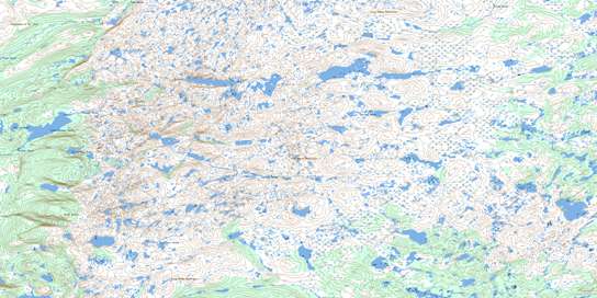 Torrent River Topo Map 012I10 at 1:50,000 scale - National Topographic System of Canada (NTS) - Toporama map