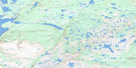 Castors River Topo Map 012I15 at 1:50,000 scale - National Topographic System of Canada (NTS) - Toporama map