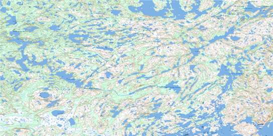 Baie-Des-Moutons Topo Map 012J14 at 1:50,000 scale - National Topographic System of Canada (NTS) - Toporama map