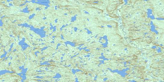 Lac De Re Topo Map 012K16 at 1:50,000 scale - National Topographic System of Canada (NTS) - Toporama map