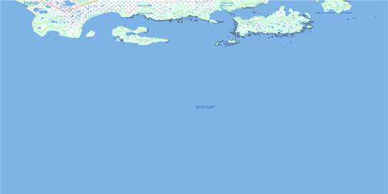 Baie Des Trilobites Topo Map 012L03 at 1:50,000 scale - National Topographic System of Canada (NTS) - Toporama map