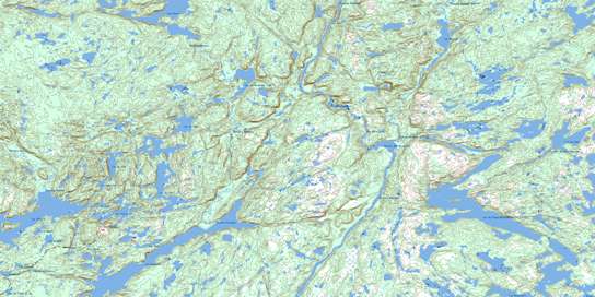 Lac-Allard Topo Map 012L11 at 1:50,000 scale - National Topographic System of Canada (NTS) - Toporama map