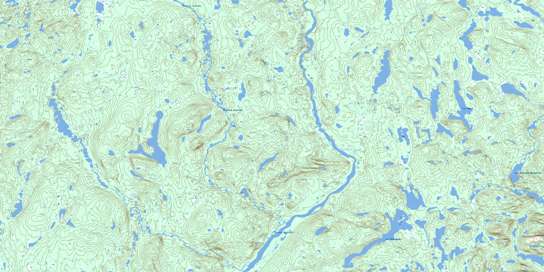 Riviere Touladis Topographic map 012M12 at 1:50,000 Scale