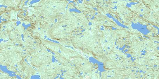 Lac Bohier Topo Map 012N03 at 1:50,000 scale - National Topographic System of Canada (NTS) - Toporama map