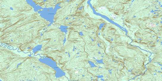 Lac Cormier Topographic map 012N04 at 1:50,000 Scale
