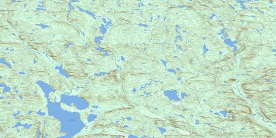 Lac Le Dore Topo Map 012N06 at 1:50,000 scale - National Topographic System of Canada (NTS) - Toporama map