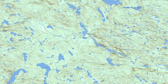 Lac Du Nort Topo Map 012N11 at 1:50,000 scale - National Topographic System of Canada (NTS) - Toporama map