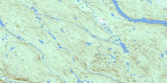 Lac Le Marquand Topographic map 012N13 at 1:50,000 Scale