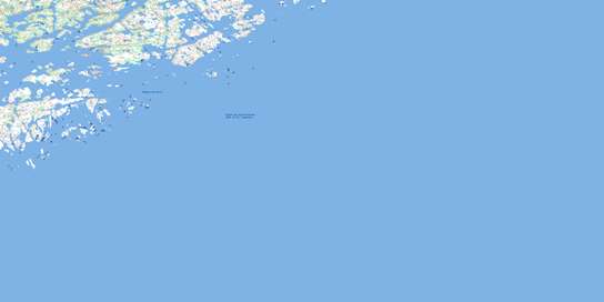 Ile Bayfield Topo Map 012O01 at 1:50,000 scale - National Topographic System of Canada (NTS) - Toporama map