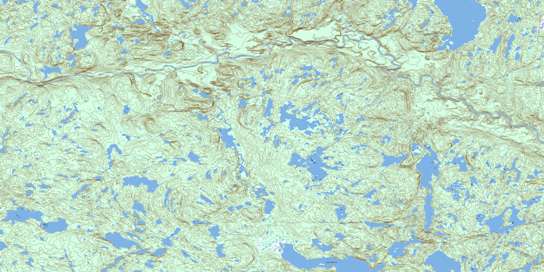 Lac Ferru Topo Map 012O06 at 1:50,000 scale - National Topographic System of Canada (NTS) - Toporama map