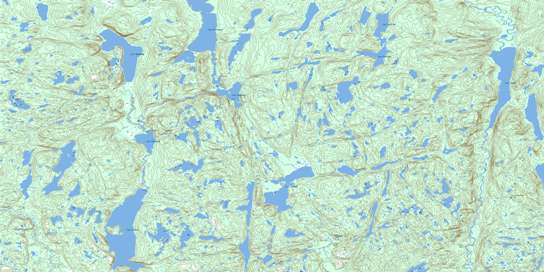 Lac Tooker Topographic map 012O09 at 1:50,000 Scale