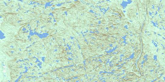 Lac De Vitre Topo Map 012O12 at 1:50,000 scale - National Topographic System of Canada (NTS) - Toporama map