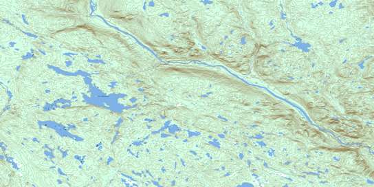 Lac Aticonipi Topo Map 012O14 at 1:50,000 scale - National Topographic System of Canada (NTS) - Toporama map