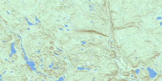 Lac Gallet Topographic map 012O16 at 1:50,000 Scale