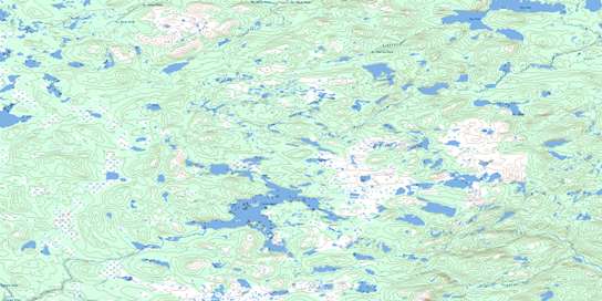 Chateau Pond Topo Map 013A01 at 1:50,000 scale - National Topographic System of Canada (NTS) - Toporama map