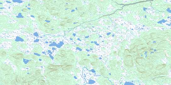No Title Topo Map 013A03 at 1:50,000 scale - National Topographic System of Canada (NTS) - Toporama map