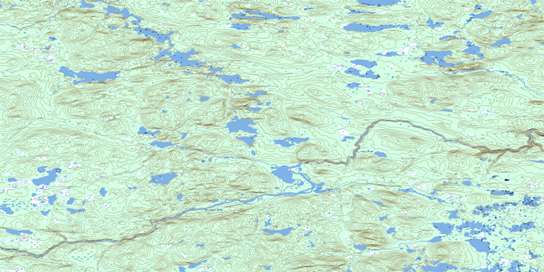 No Title Topo Map 013A07 at 1:50,000 scale - National Topographic System of Canada (NTS) - Toporama map