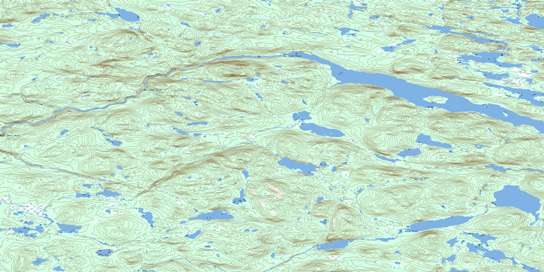 St Lewis Inlet Topographic map 013A08 at 1:50,000 Scale