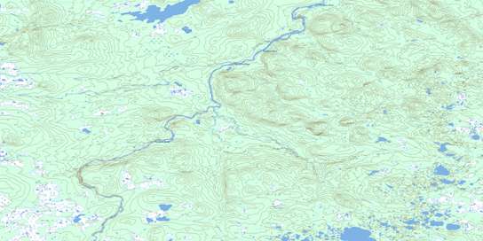 No Title Topo Map 013A13 at 1:50,000 scale - National Topographic System of Canada (NTS) - Toporama map
