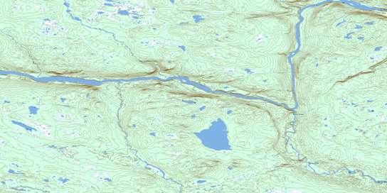 No Title Topo Map 013C13 at 1:50,000 scale - National Topographic System of Canada (NTS) - Toporama map