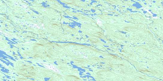 No Title Topographic map 013D07 at 1:50,000 Scale