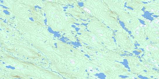No Title Topo Map 013D08 at 1:50,000 scale - National Topographic System of Canada (NTS) - Toporama map