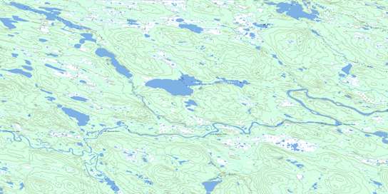 No Title Topo Map 013D09 at 1:50,000 scale - National Topographic System of Canada (NTS) - Toporama map