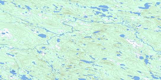 No Title Topographic map 013D10 at 1:50,000 Scale