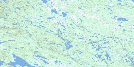 No Title Topo Map 013D11 at 1:50,000 scale - National Topographic System of Canada (NTS) - Toporama map