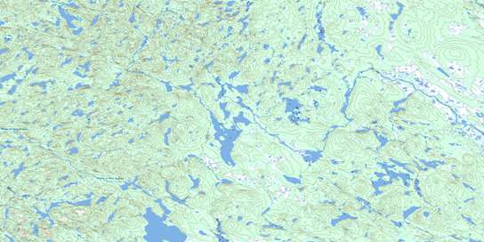 No Title Topo Map 013D14 at 1:50,000 scale - National Topographic System of Canada (NTS) - Toporama map