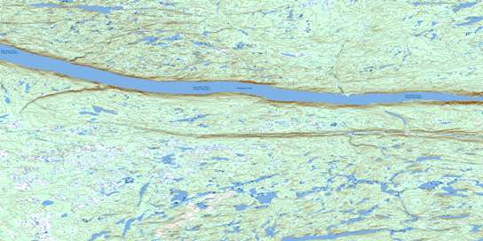 No Title Topo Map 013E02 at 1:50,000 scale - National Topographic System of Canada (NTS) - Toporama map
