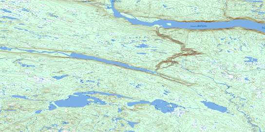 No Title Topo Map 013E03 at 1:50,000 scale - National Topographic System of Canada (NTS) - Toporama map