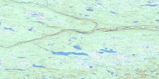 No Title Topo Map 013E04 at 1:50,000 scale - National Topographic System of Canada (NTS) - Toporama map
