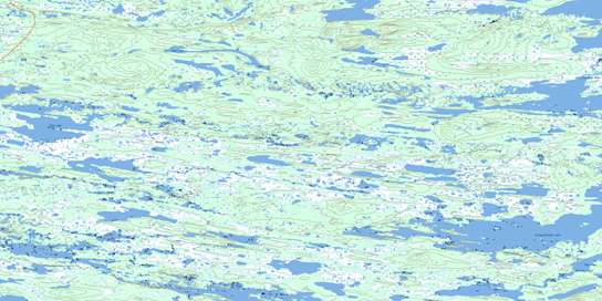 Disappointment Lake Topo Map 013E15 at 1:50,000 scale - National Topographic System of Canada (NTS) - Toporama map