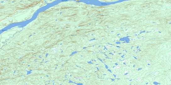 Mckenzie River Topo Map 013F02 at 1:50,000 scale - National Topographic System of Canada (NTS) - Toporama map