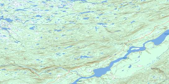 Pinus River Topographic map 013F03 at 1:50,000 Scale