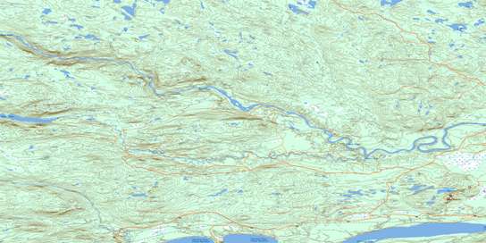 Goose River Topo Map 013F07 at 1:50,000 scale - National Topographic System of Canada (NTS) - Toporama map