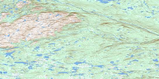 No Title Topo Map 013F13 at 1:50,000 scale - National Topographic System of Canada (NTS) - Toporama map