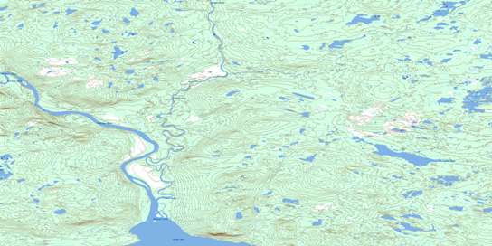 Mount Elizabeth Topographic map 013F15 at 1:50,000 Scale