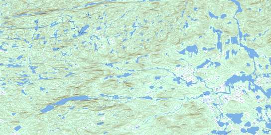 No Title Topo Map 013G03 at 1:50,000 scale - National Topographic System of Canada (NTS) - Toporama map