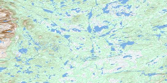 No Title Topo Map 013G09 at 1:50,000 scale - National Topographic System of Canada (NTS) - Toporama map
