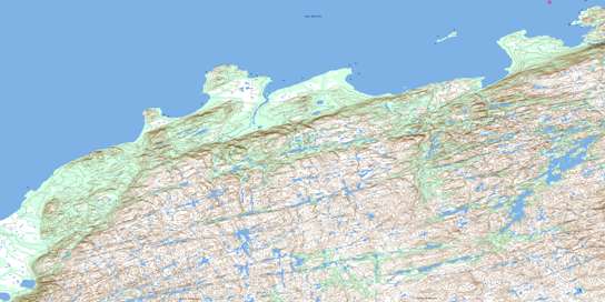 Eskimo Paps Topo Map 013G11 at 1:50,000 scale - National Topographic System of Canada (NTS) - Toporama map