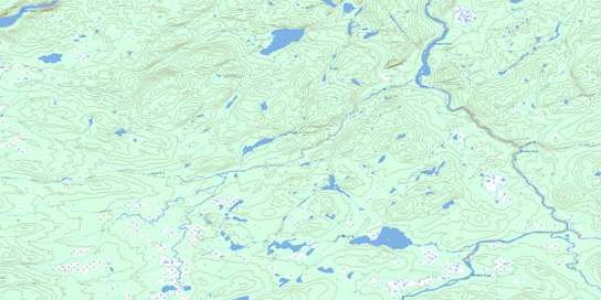 No Title Topo Map 013H04 at 1:50,000 scale - National Topographic System of Canada (NTS) - Toporama map