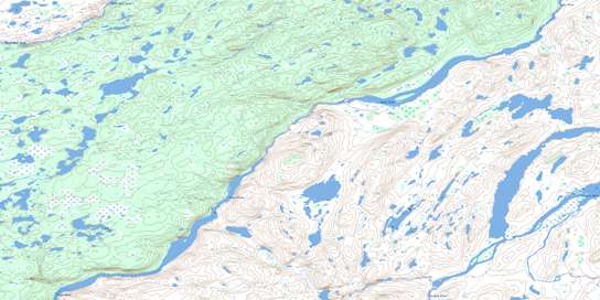 No Title Topo Map 013H05 at 1:50,000 scale - National Topographic System of Canada (NTS) - Toporama map