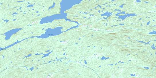 Paradise River Topo Map 013H06 at 1:50,000 scale - National Topographic System of Canada (NTS) - Toporama map