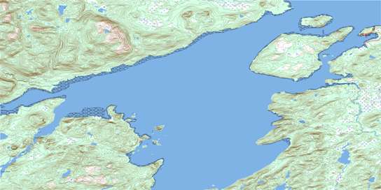 Cartwright Topo Map 013H11 at 1:50,000 scale - National Topographic System of Canada (NTS) - Toporama map